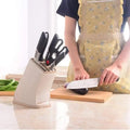 Mess-Free Kitchen Knife Holder – Space-Saving Rack for Knives, Cleaver & Scissors