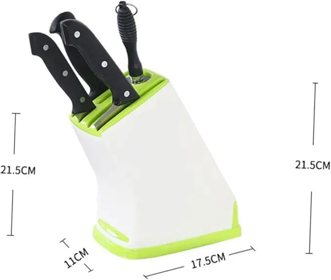 Mess-Free Kitchen Knife Holder – Space-Saving Rack for Knives, Cleaver & Scissors