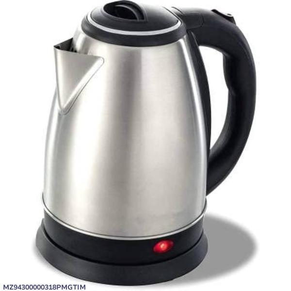 Stainless Steel Electric Kettle Black Silver Pakistan